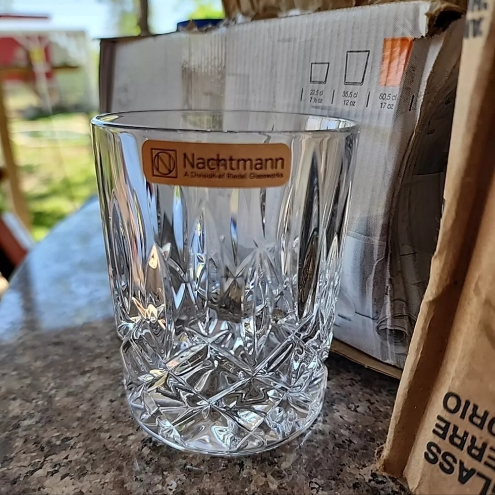 NACHTMANN NOBLESSE DOUBLE OLD FASHIONED GLASSES 2 - Picture 4 of 5